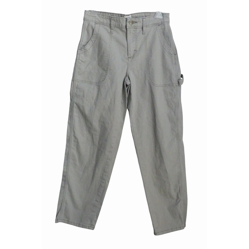 Lee Workwear Grey Herringbone Carpenter Pants Womens 4 Vintage Utility Grunge